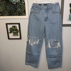 wild fable women’s highest rise baggy distressed jeans